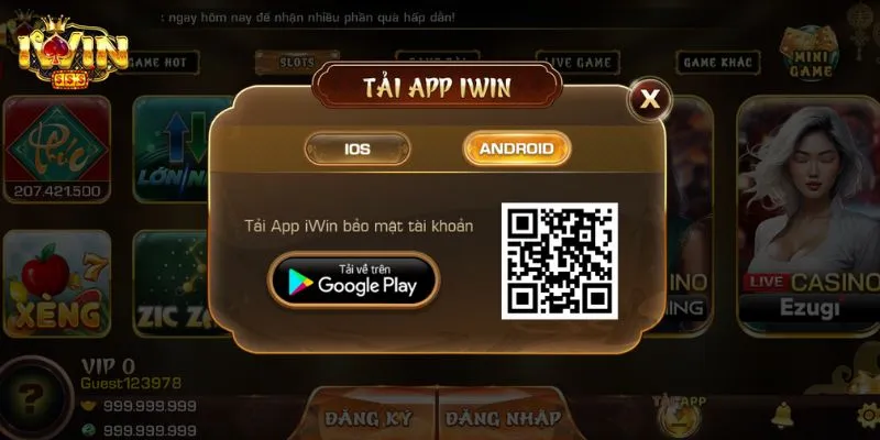 Tìm hiểu quy trình hướng dẫn tải app IWIN cho hệ điều hành Android