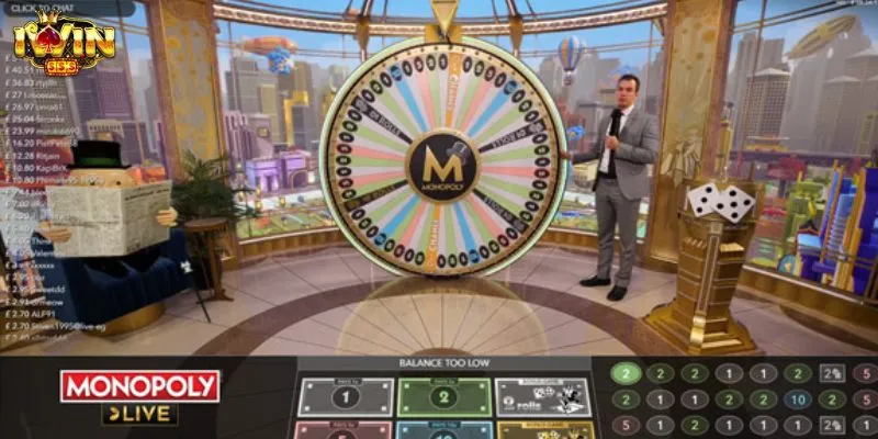 Tổng quan về trò chơi Monopoly Live